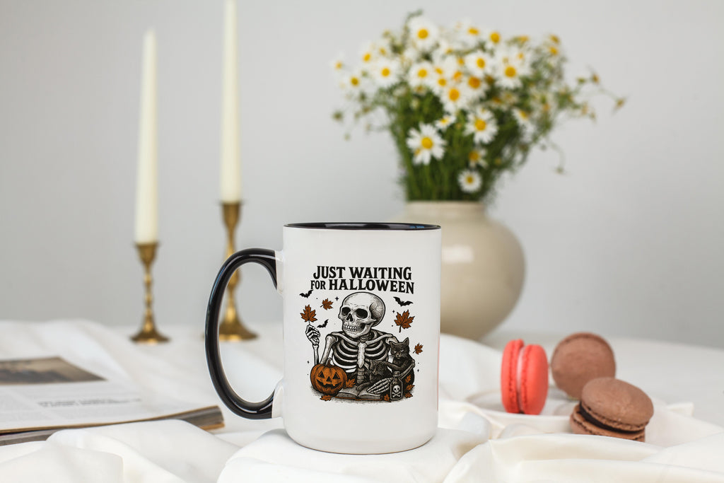 Just Waiting for Halloween - Halloween Mug